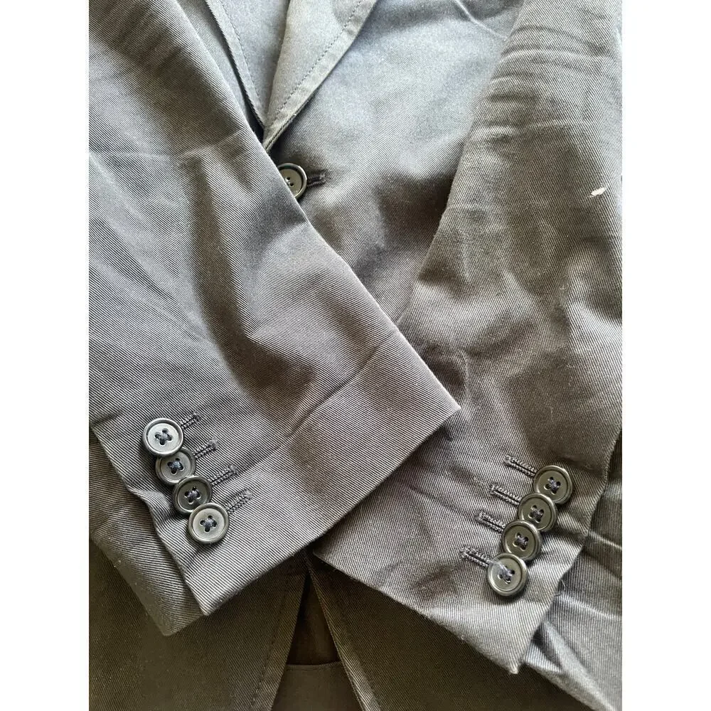 Dolce & Gabbana Men's 100% Cotton Blue Blazer Embroidered Pocket • Sz 52/42US ⬇️